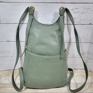 JP Ourse & Cie Kangaroo Olive leather backpack